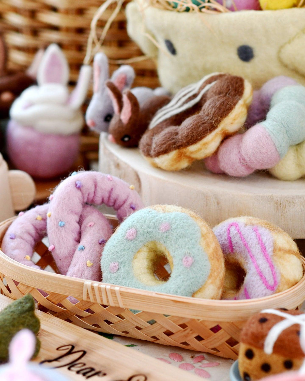 Felt Soft Pastel Pretzel - Tara Treasures
