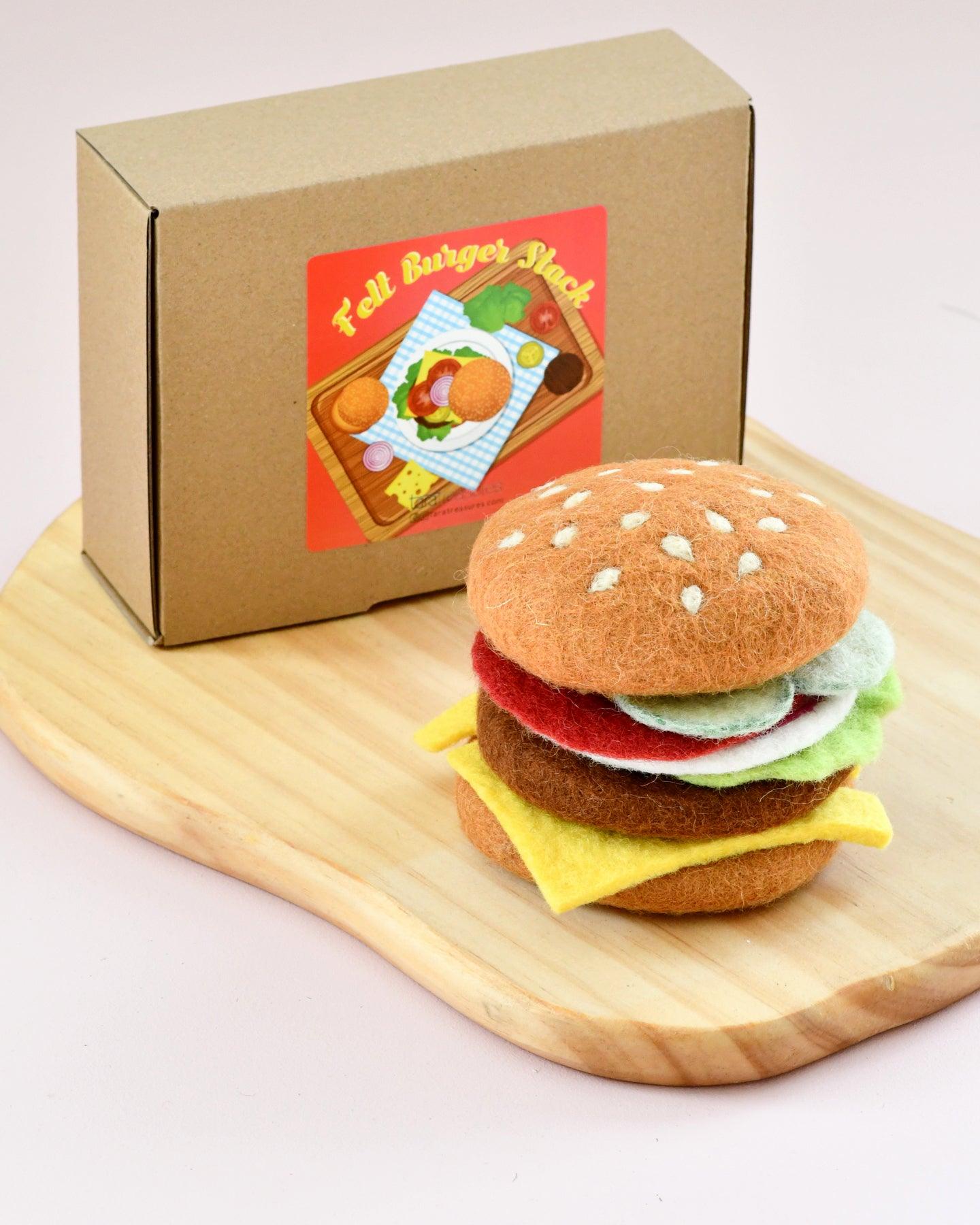 Felt Burger Stack - Tara Treasures