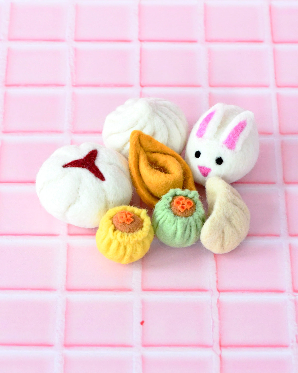 Felt Dim Sum Yum Cha Play Food Set