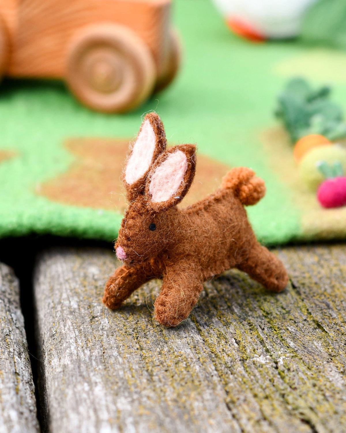 Felt Rabbit Farm Animal Toy – Tara Treasures