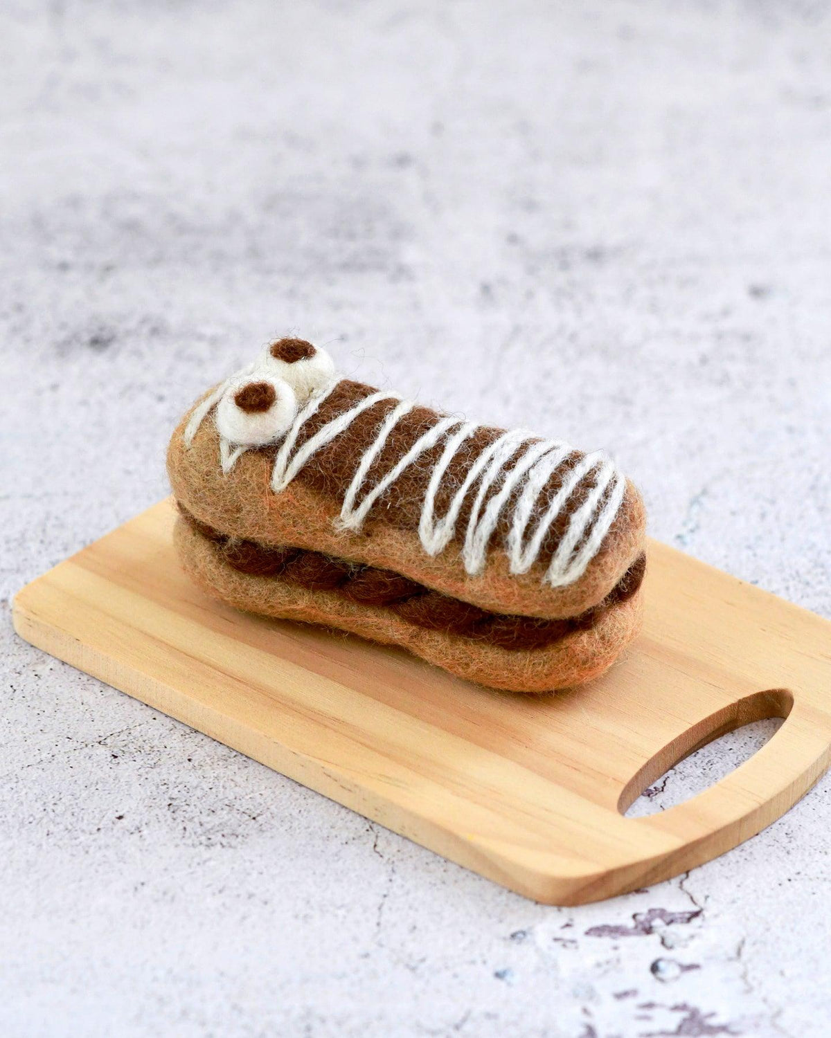 Felt Mummy Chocolate Eclair for Halloween - Tara Treasures