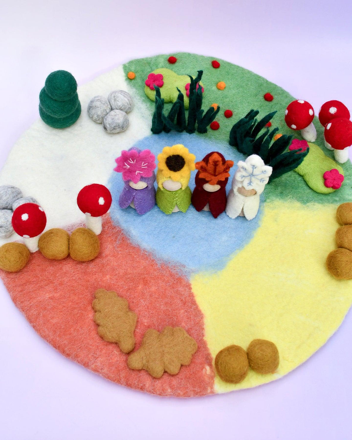Four Seasons Play Mat Playscape (Small 45cm Diameter) - Tara Treasures