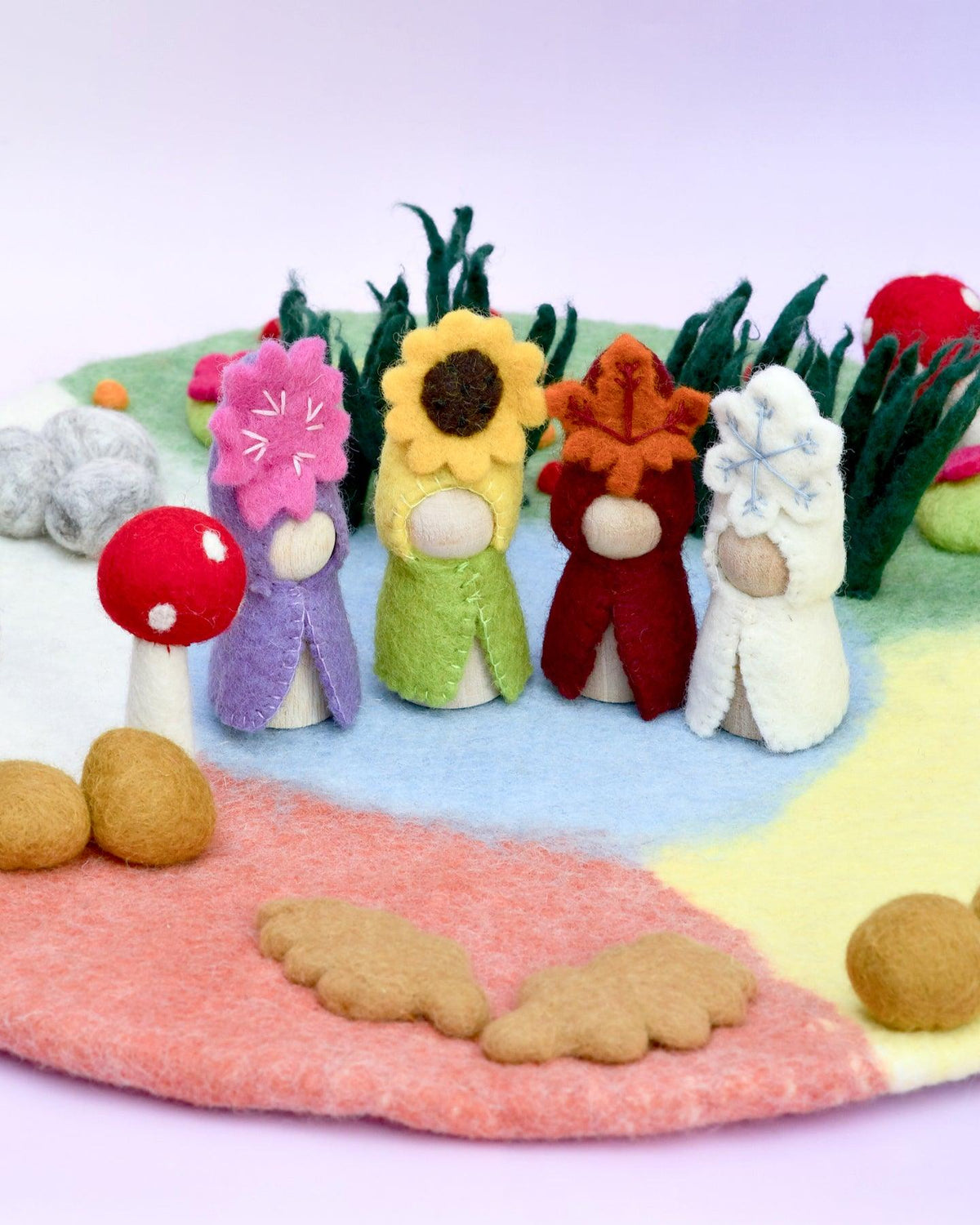 Four Seasons Play Mat Playscape (Small 45cm Diameter) - Tara Treasures