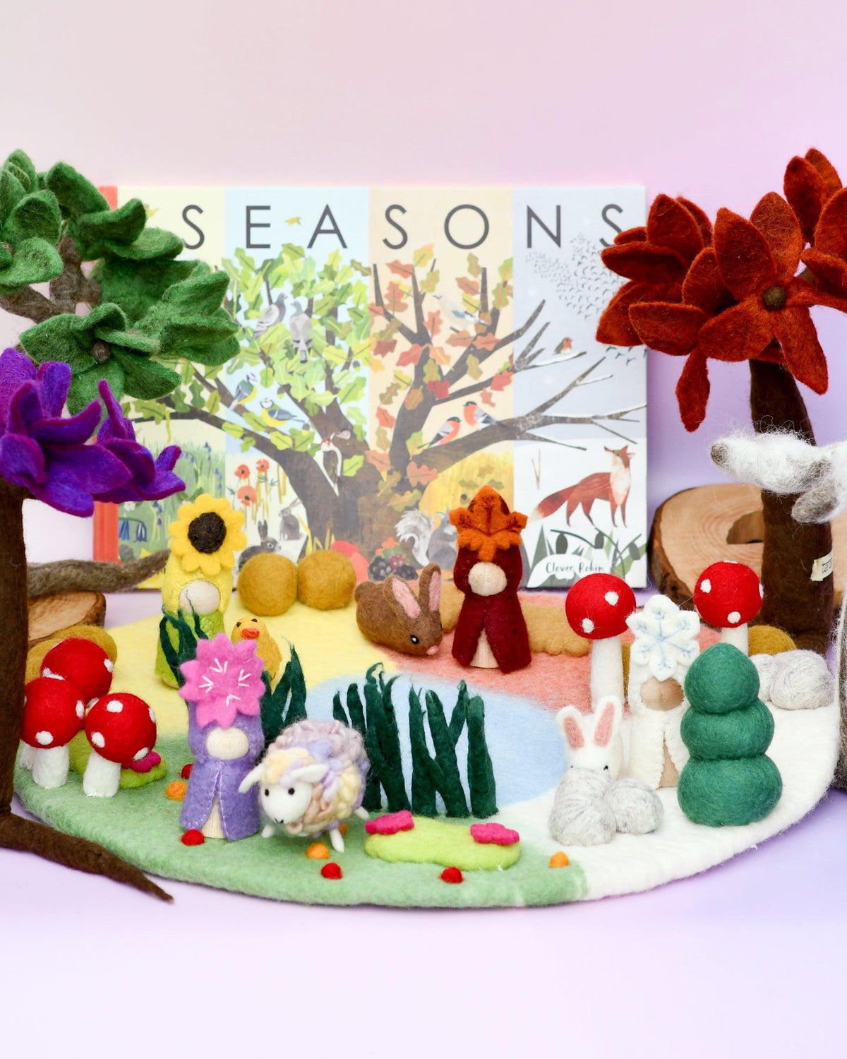 Four Seasons Play Mat Playscape (Small 45cm Diameter) - Tara Treasures