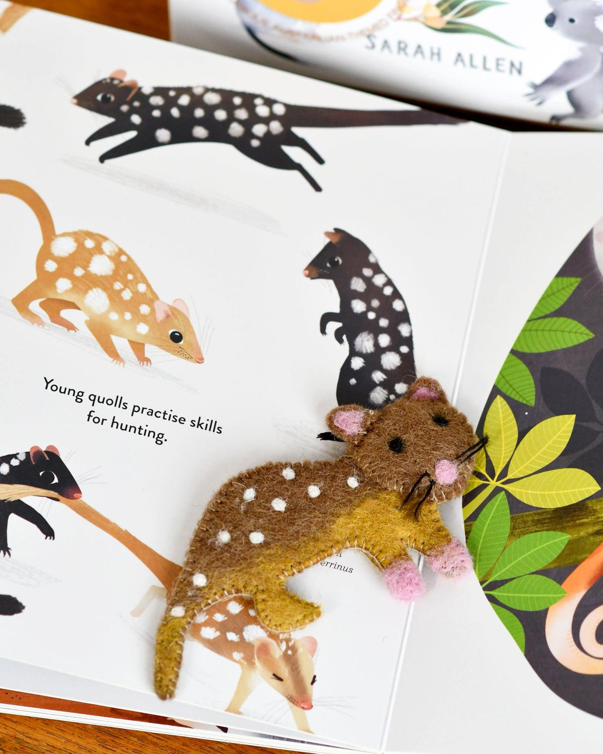 Jumping Joeys Finger Puppets and Book Set by Sarah Allen - Tara Treasures