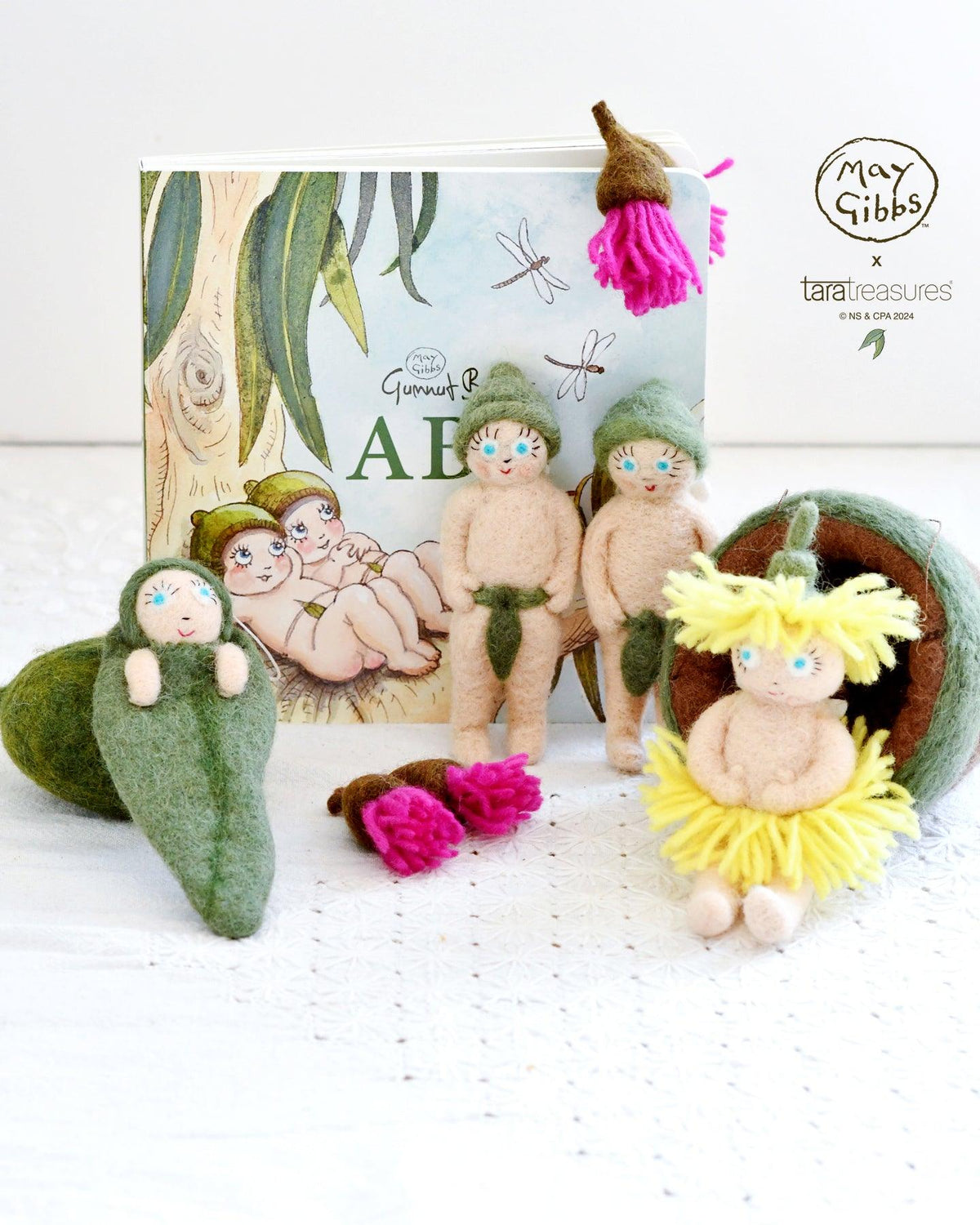 May Gibbs x Tara Treasures - Gumnut Baby Toy - Tara Treasures