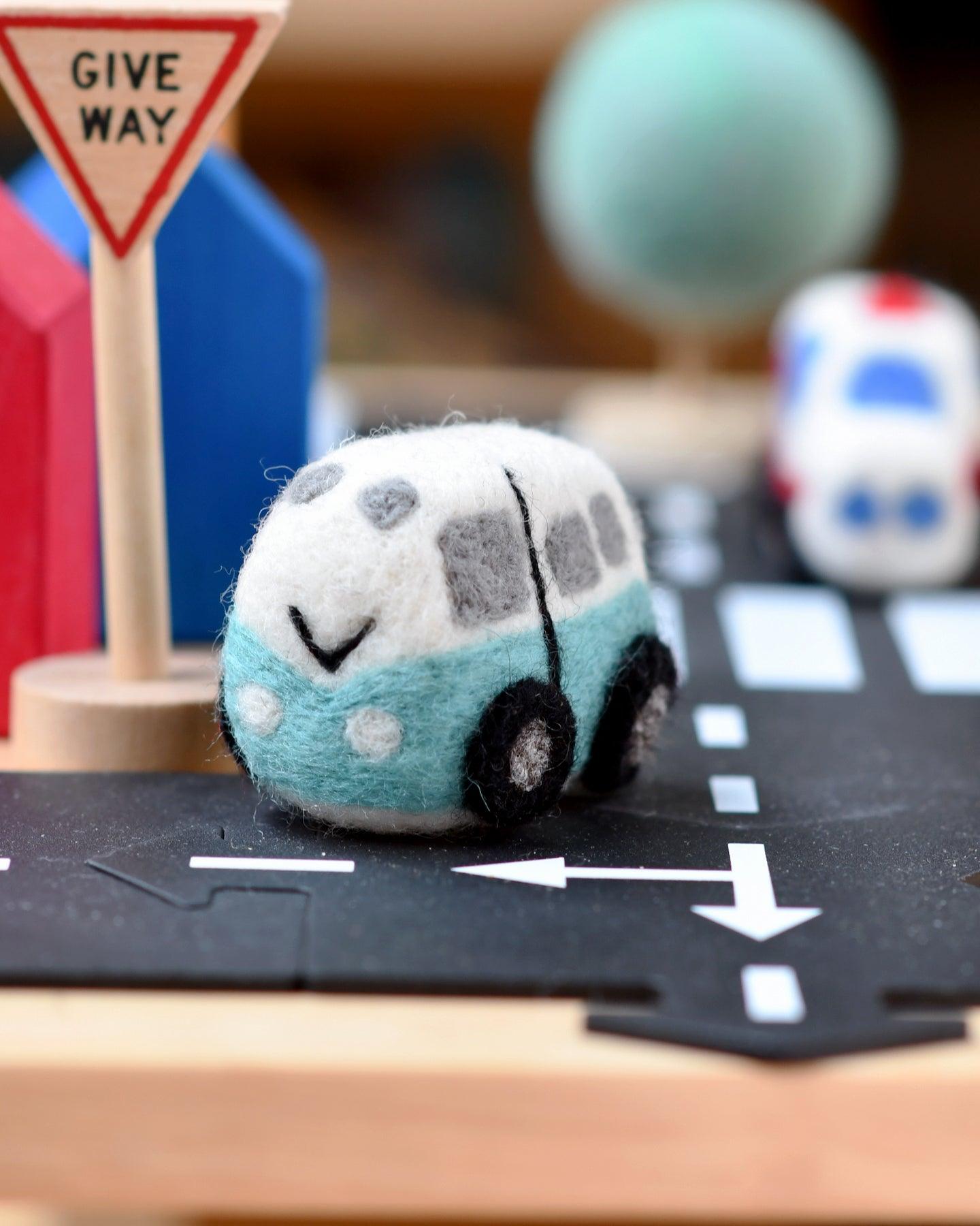 Felt Camper Van Toy - Tara Treasures