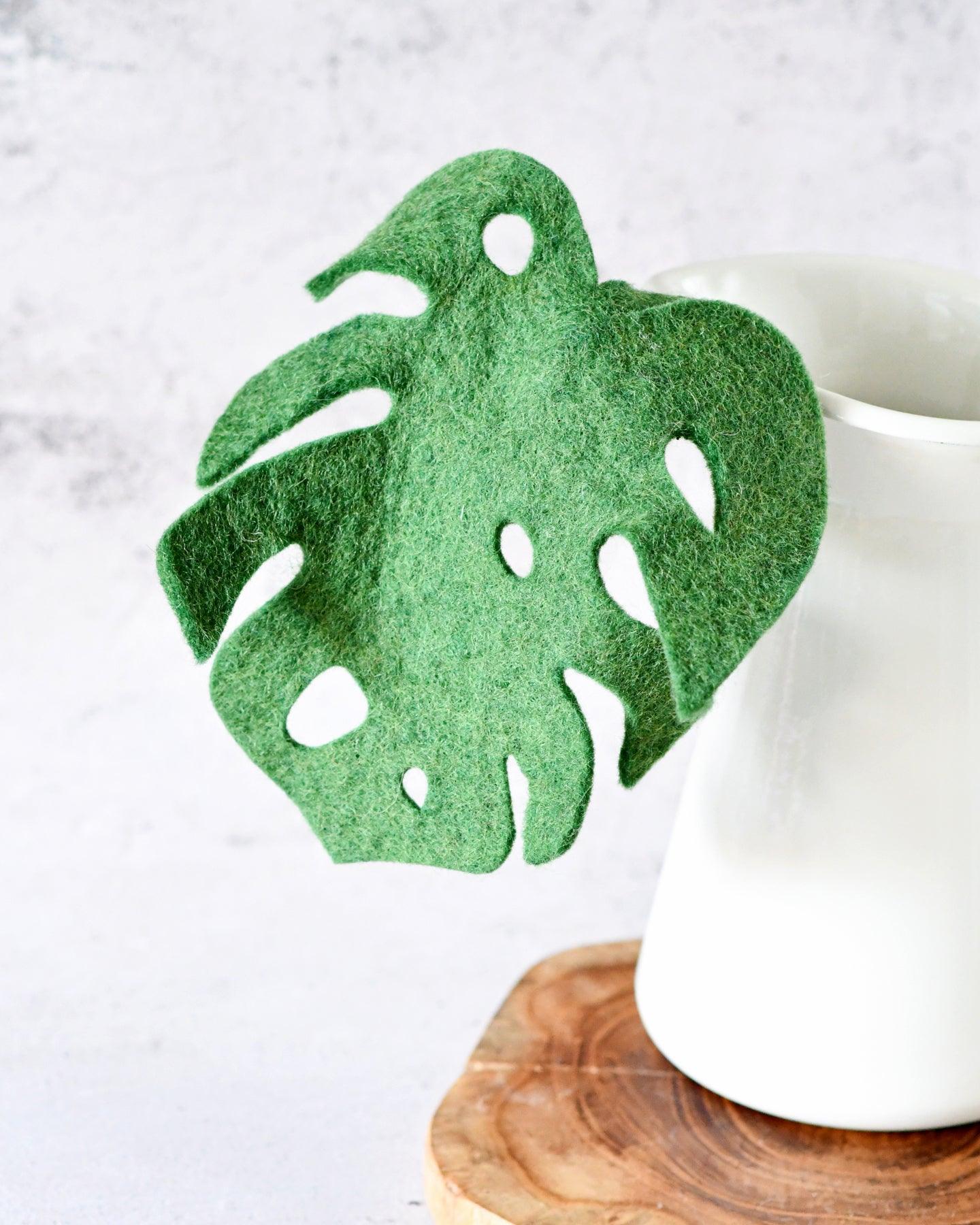Felt Monstera Leaf - Tara Treasures