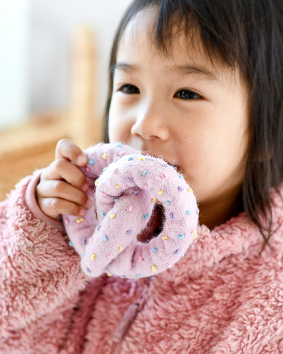 Felt Soft Pastel Pretzel - Tara Treasures