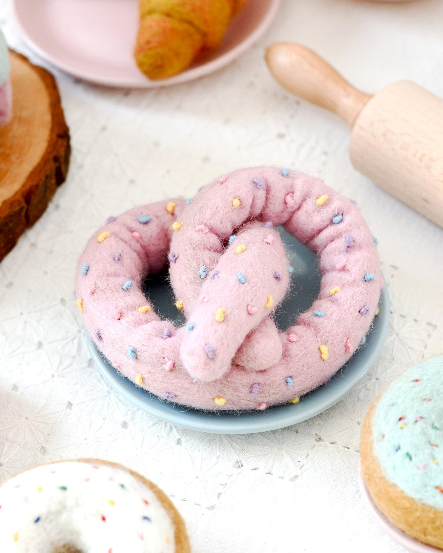 Felt Soft Pastel Pretzel - Tara Treasures