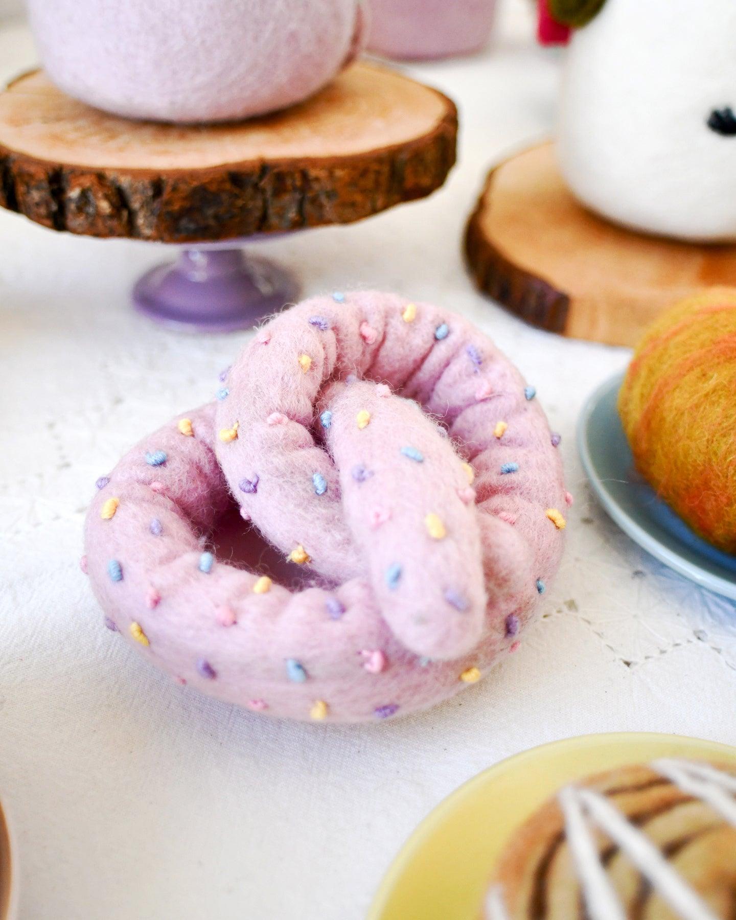 Felt Soft Pastel Pretzel - Tara Treasures