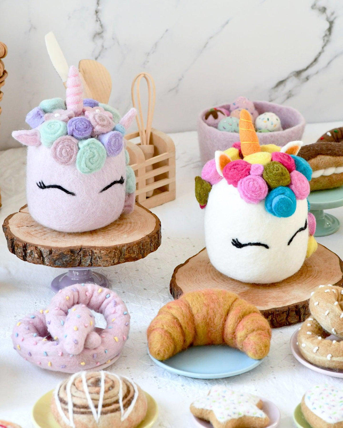 Felt Soft Pastel Pretzel - Tara Treasures