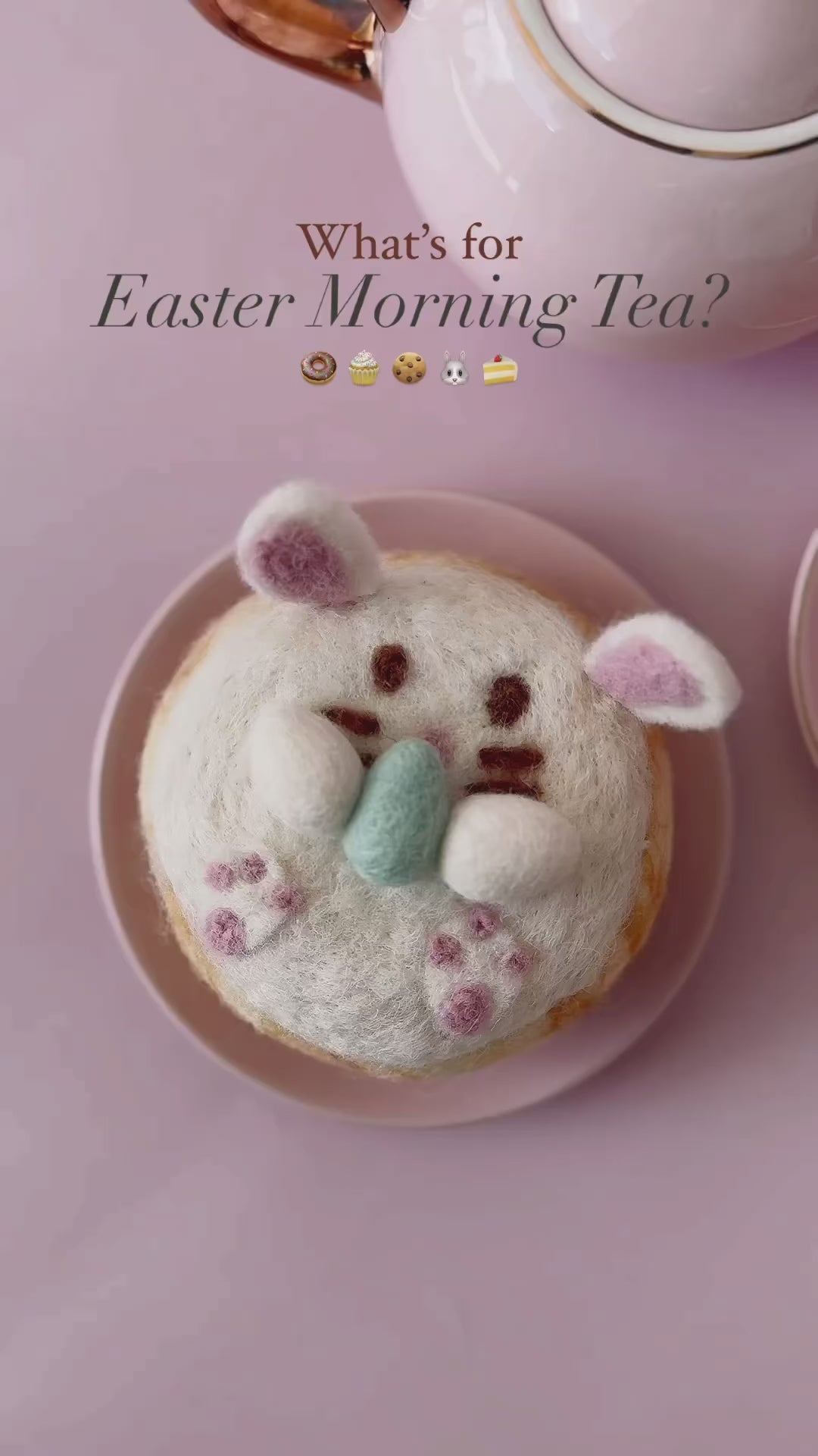 Felt Mint Green Easter Bunny Cookie – Tara Treasures