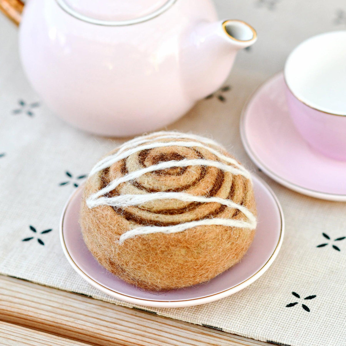 Felt Cinnamon Roll - Tara Treasures