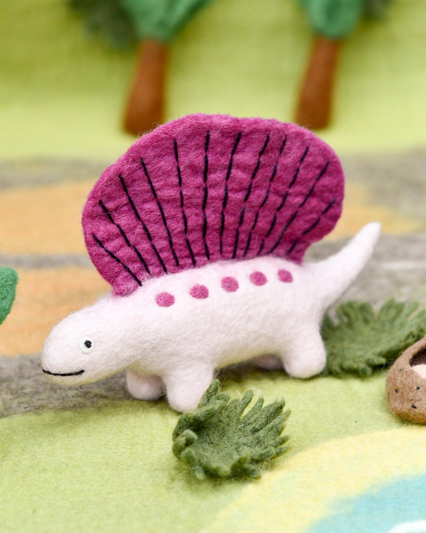 Felt Dimetrodon Dinosaur Toy - Tara Treasures