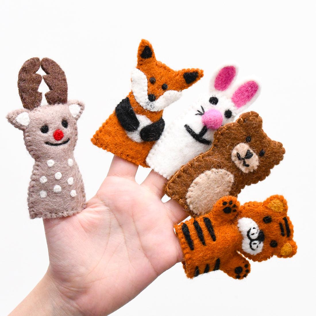 Woodland hot sale animal puppets