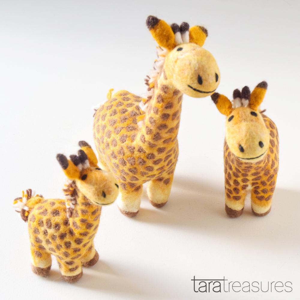 Felt Giraffe Toy - Small - Tara Treasures