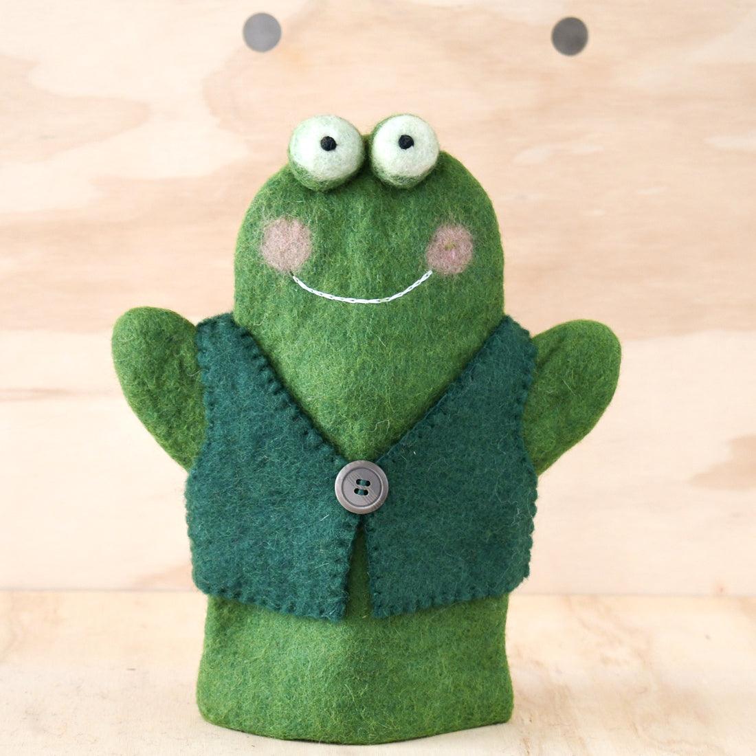 Hand Puppet - Frog - Tara Treasures