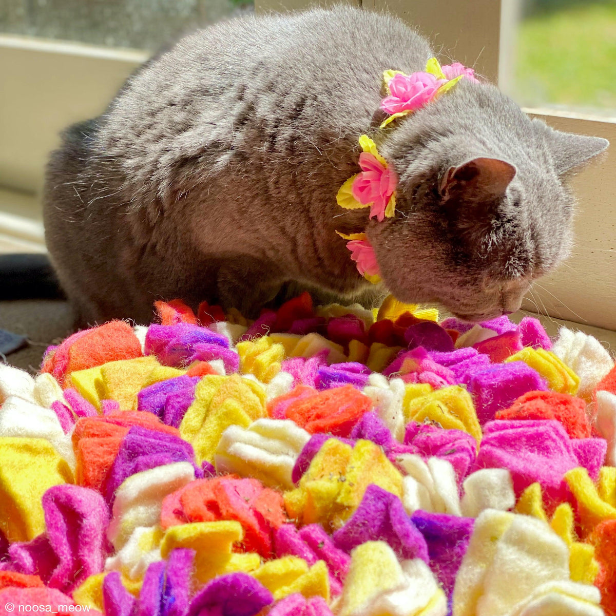 Snuffle mat for cats by Ruffle Snuffle®