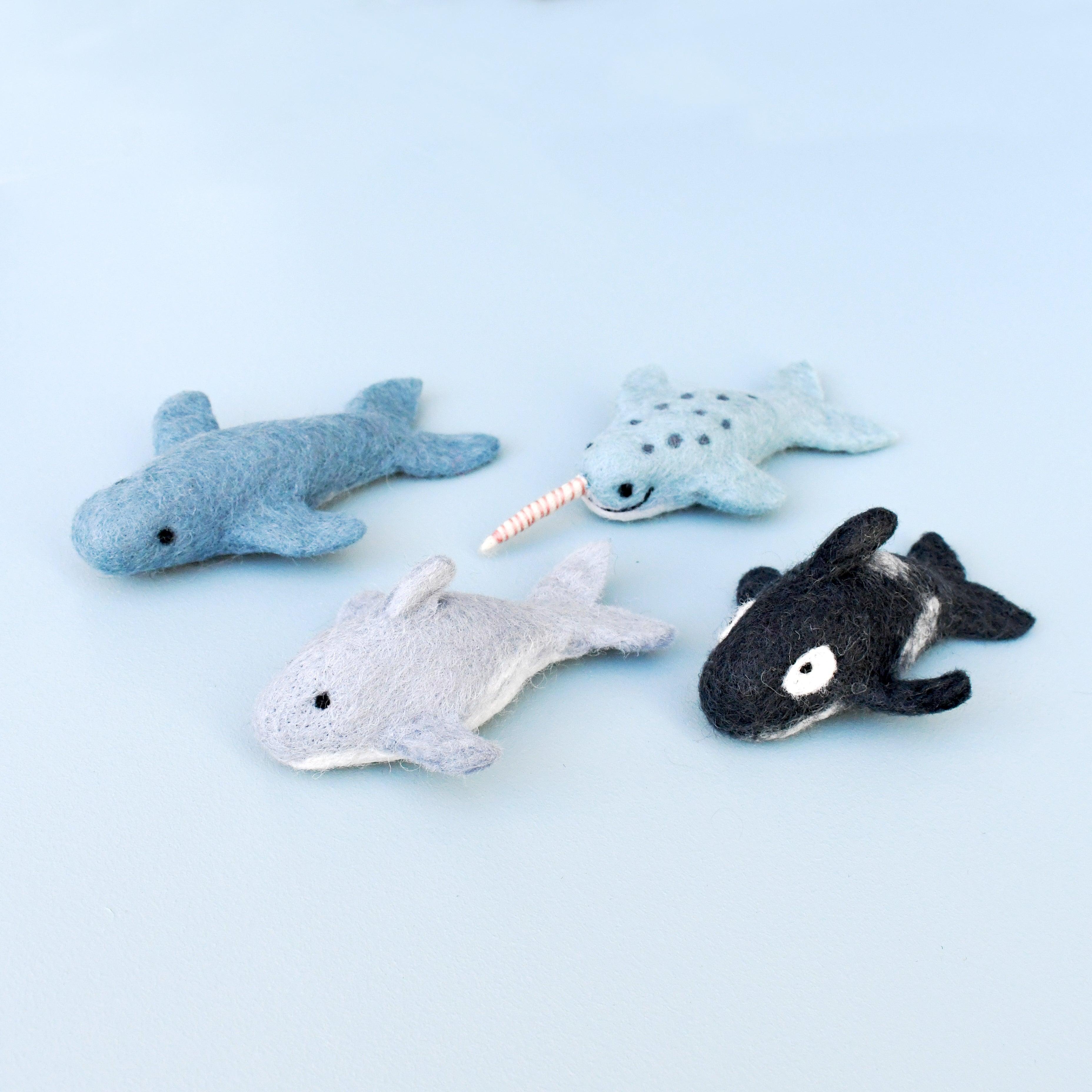 Felt Orca Killer Whale Toy - Tara Treasures