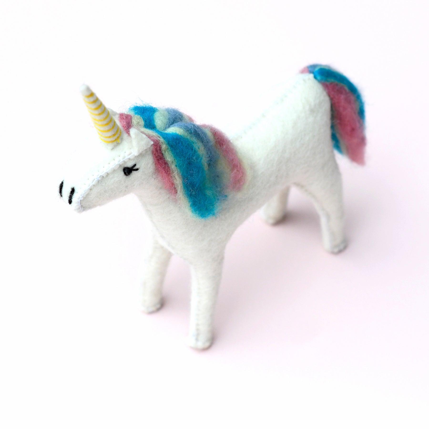 Felt Unicorn Toy - Tara Treasures