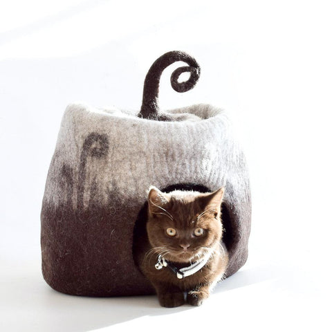 Comfy Pet Supplies ,Set of 6,-100% Wool Felt Ball Toys for Cats