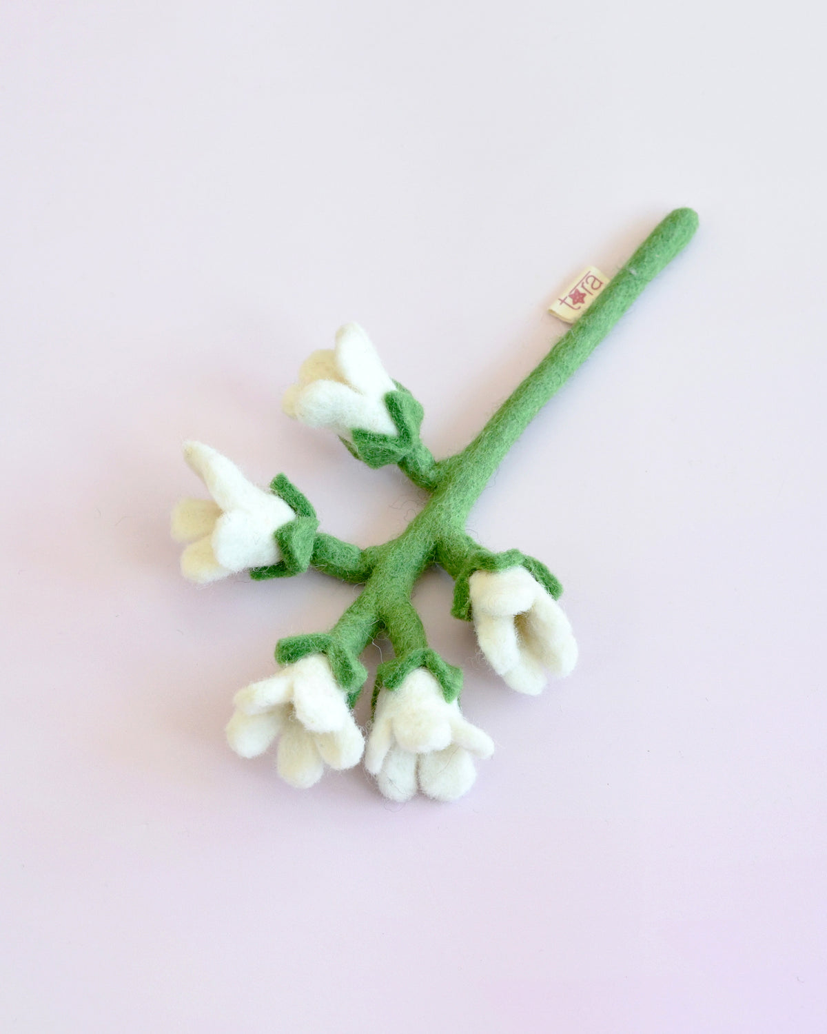 Felt White Bellflower