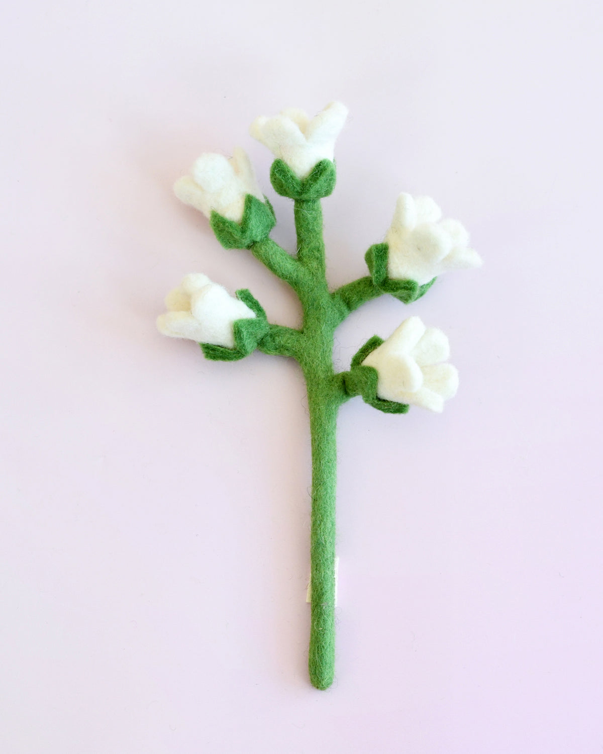 Felt White Bellflower