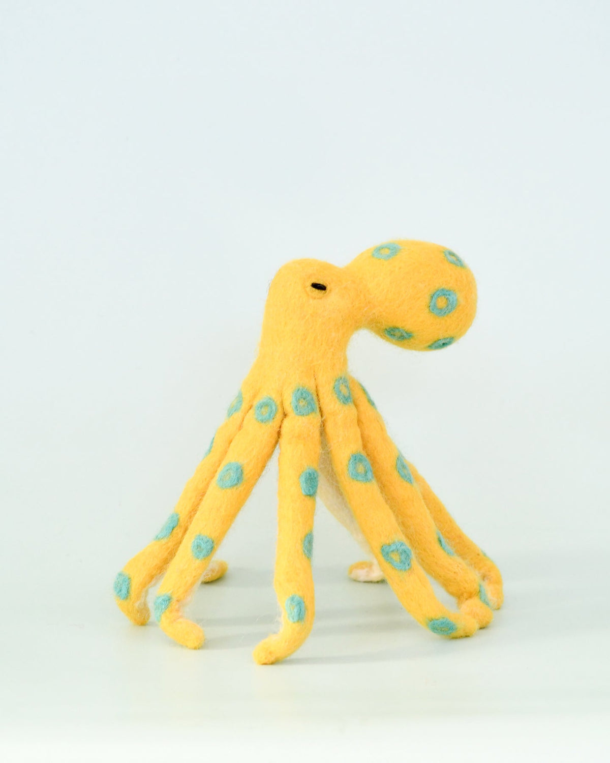 Felt Blue Ringed Octopus Toy