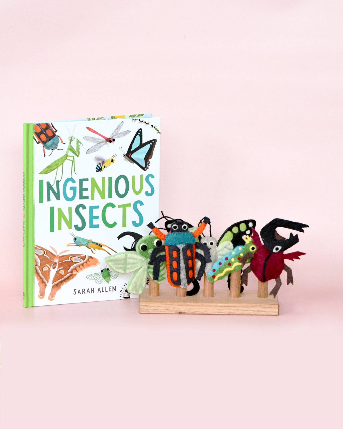 Ingenious Insects Finger Puppets and Book Set by Sarah Allen – Tara ...