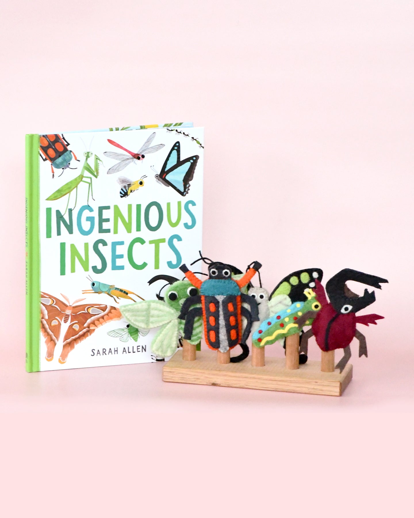 Ingenious Insects Finger Puppets and Book Set by Sarah Allen