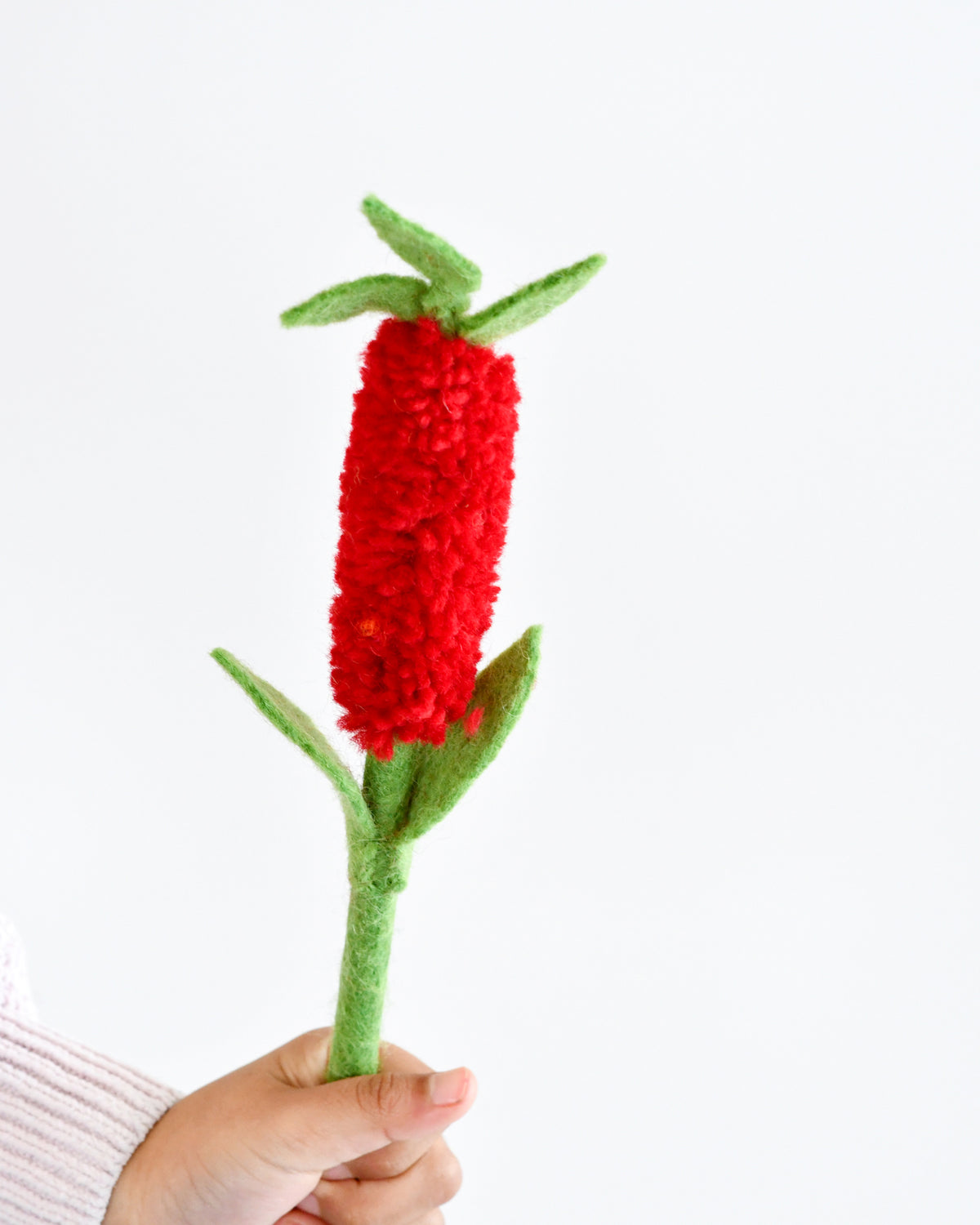 Felt Bottlebrush Flower