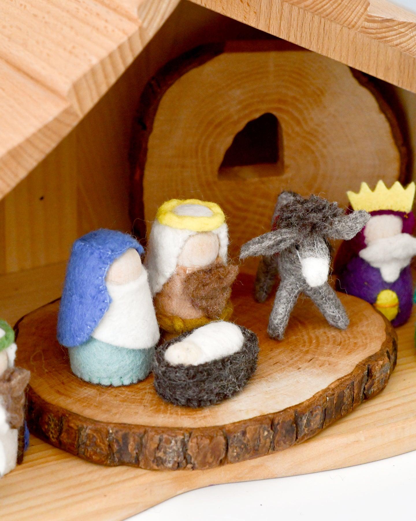 Felt Nativity Peg Dolls Set