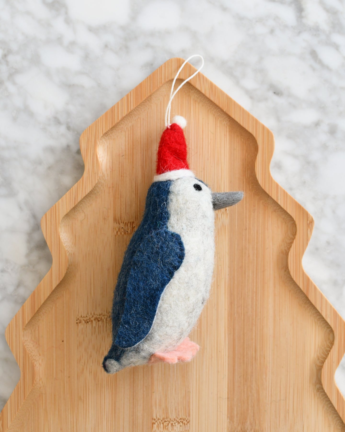Felt Blue Penguin Phillip Island Christmas Ornament
