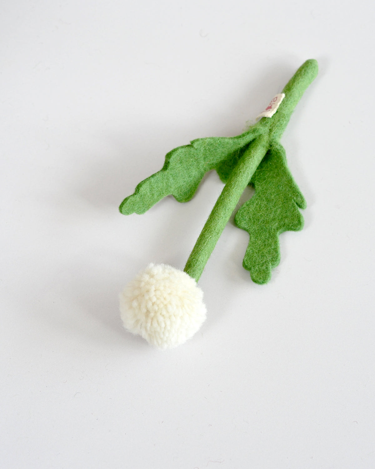 Felt White Globe Thistle Flower