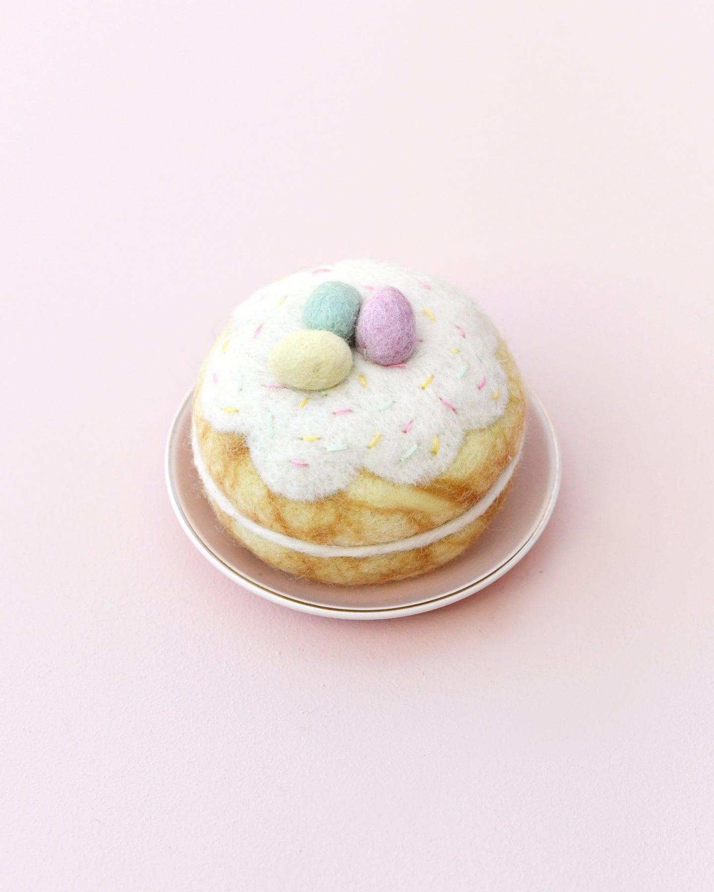 Felt Pastel Eggs Doughnut (Donut) - Tara Treasures