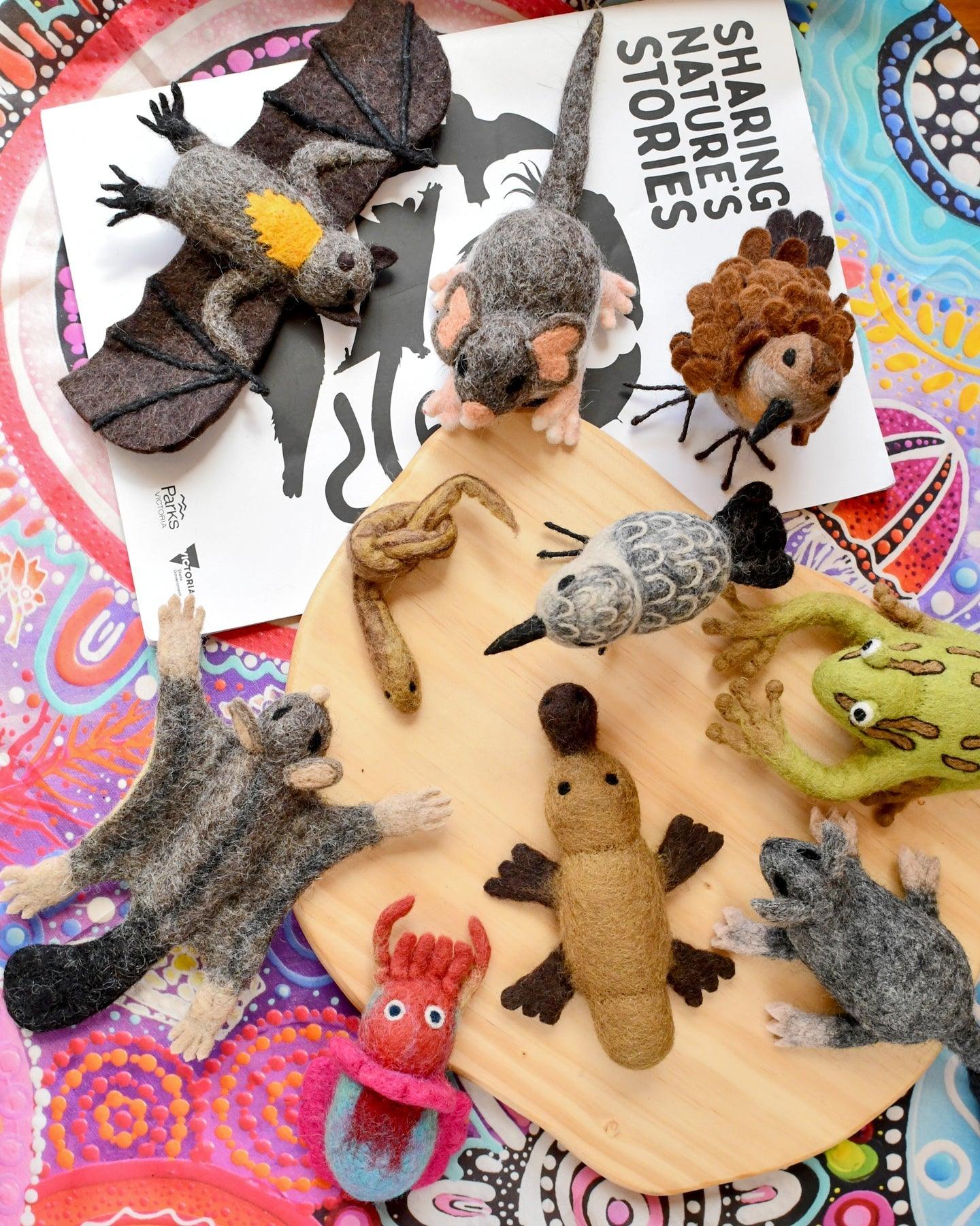 Felt Australian Toy - Malleefowl - Parks Victoria Nature Mascots - Tara Treasures