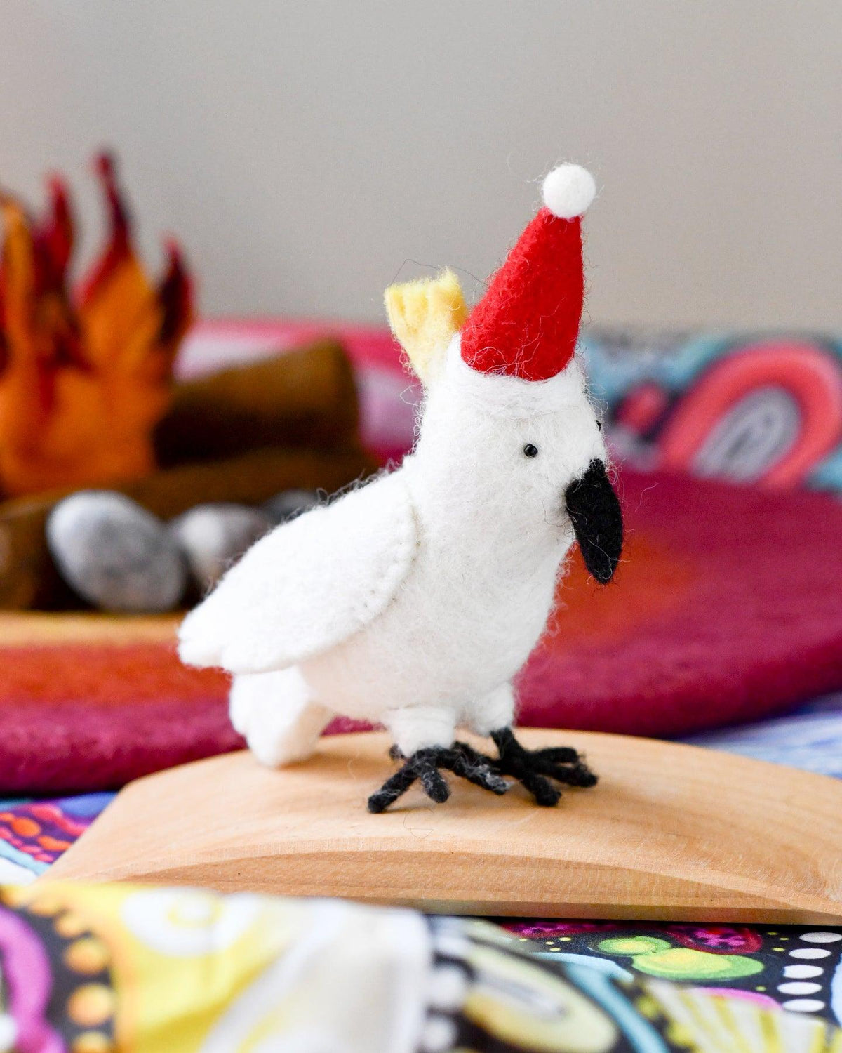 Felt Australian Cockatoo Christmas Ornament Tara Treasures