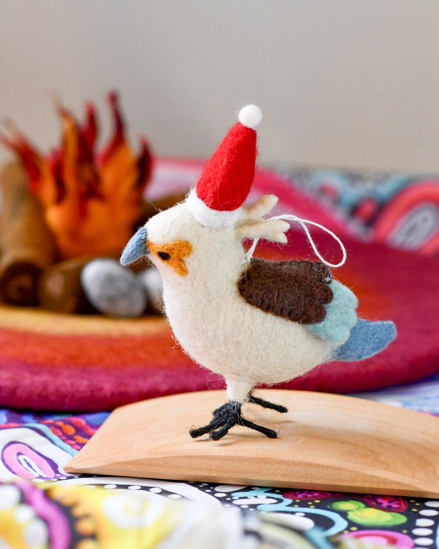 Felt Australian Kookaburra Christmas Ornament - Tara Treasures