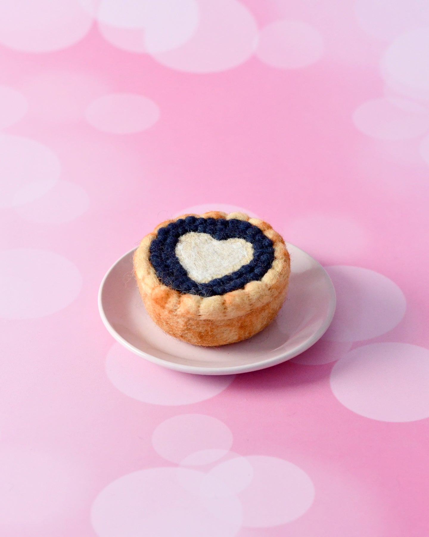 Felt Blueberry Tart