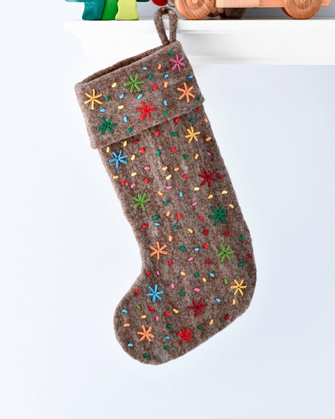 Felt Christmas Stockings – Little Hawk Yarns