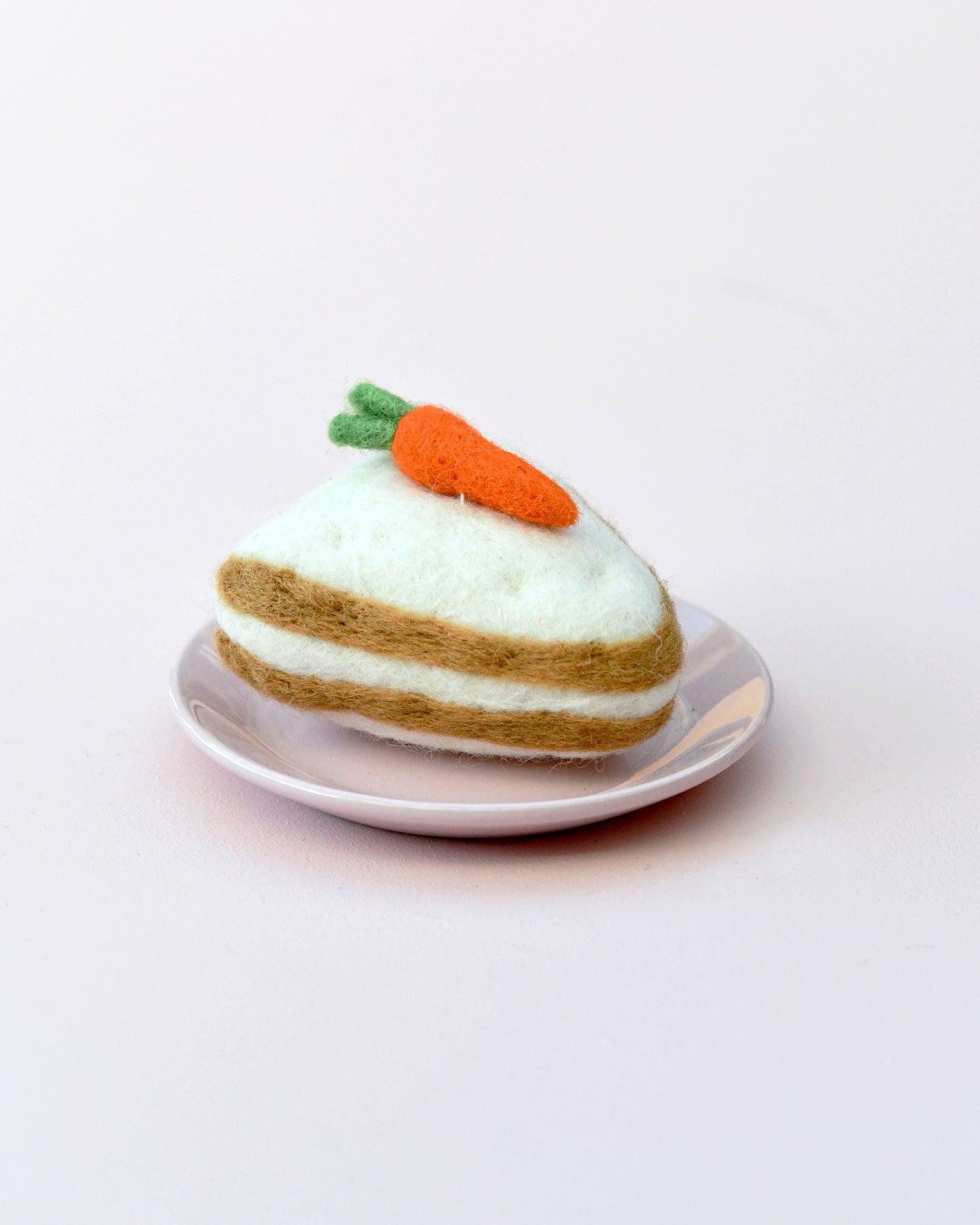 Felt Carrot Cake - Tara Treasures
