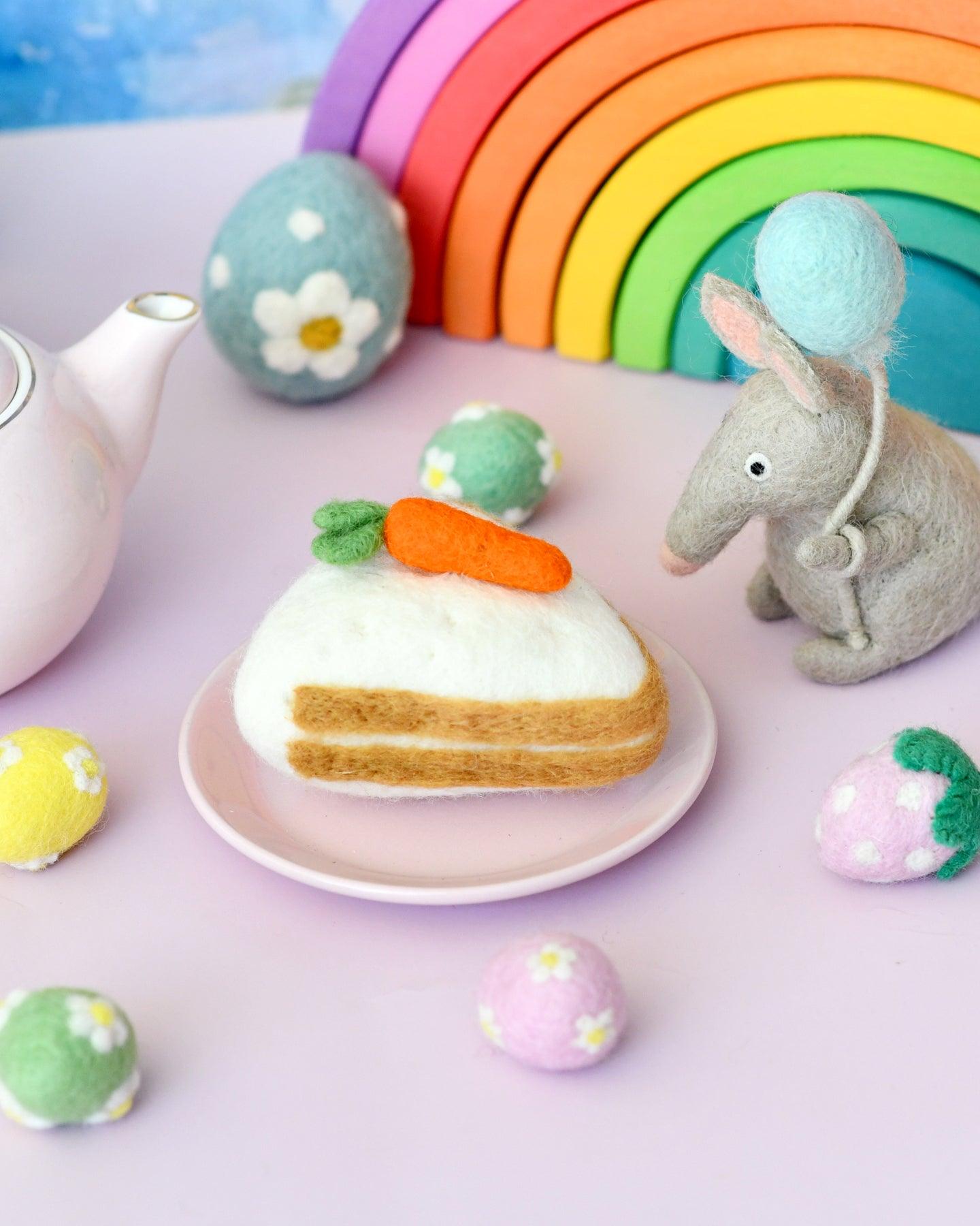 Felt Carrot Cake - Tara Treasures