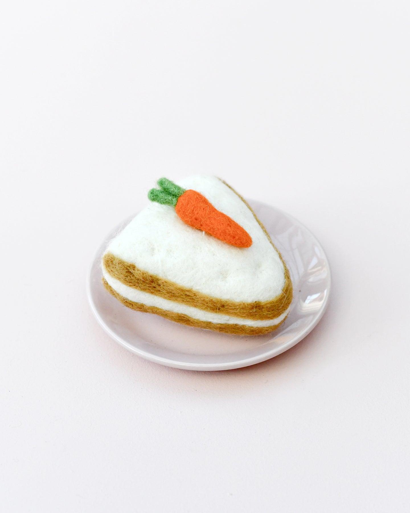 Felt Carrot Cake - Tara Treasures
