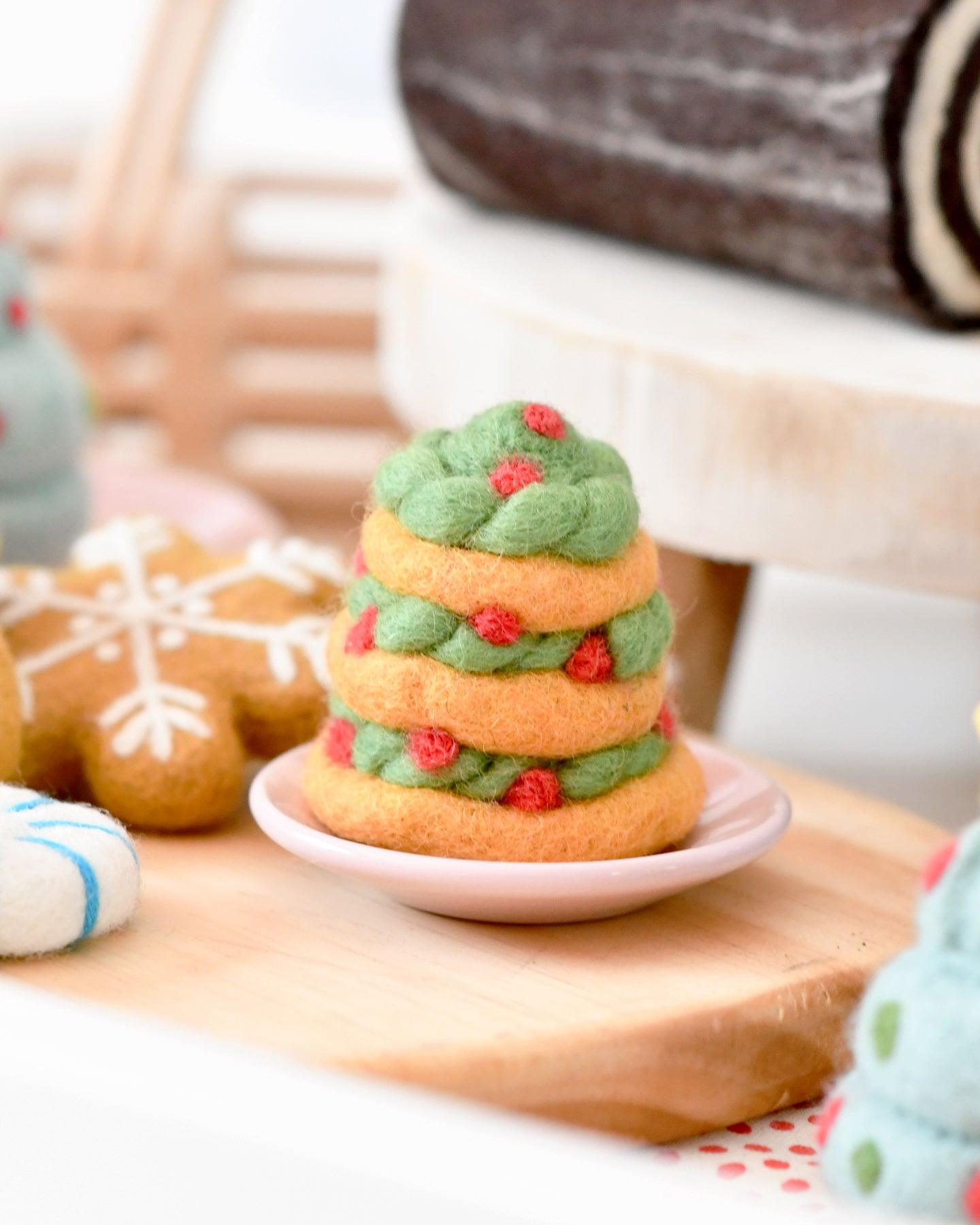 Felt Christmas Cookie Tree - Tara Treasures