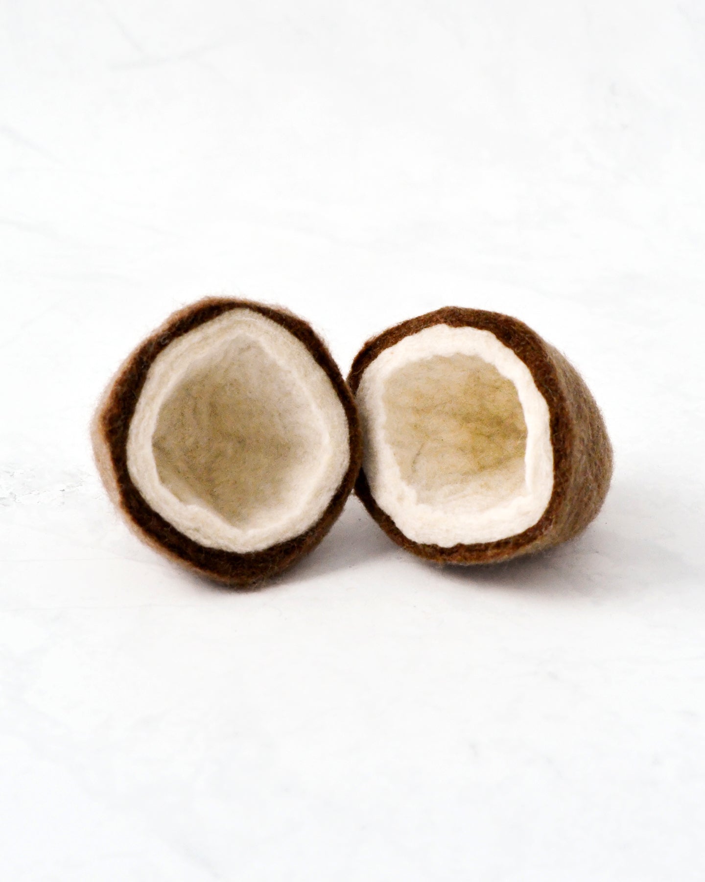 Felt Coconut (2 Halves)