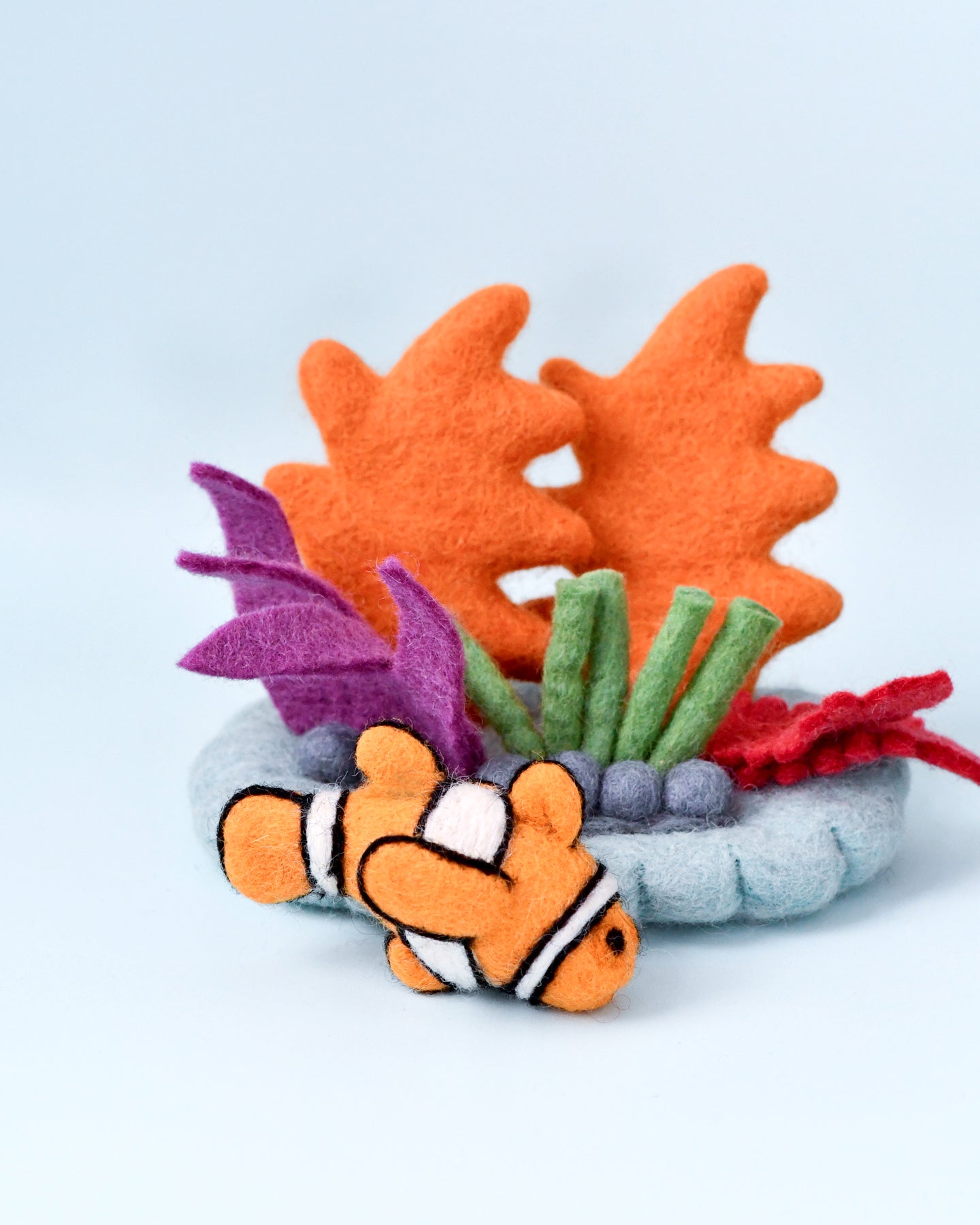 Felt Coral Reef with Clownfish Set