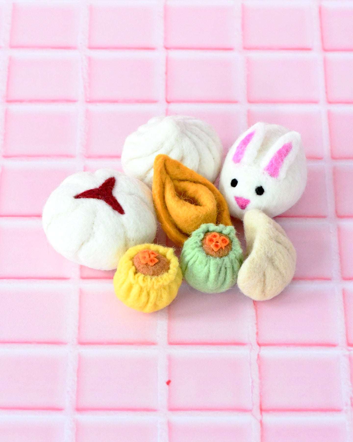 Felt Dim Sum Yum Cha Play Food Set