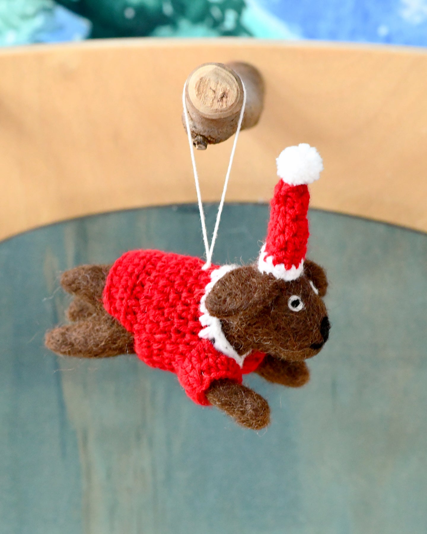 Felt Christmas Dachshund Sausage Dog