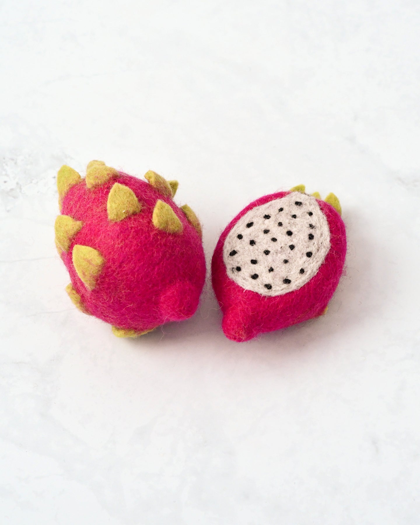 Felt Dragon Fruit (Set of 2)